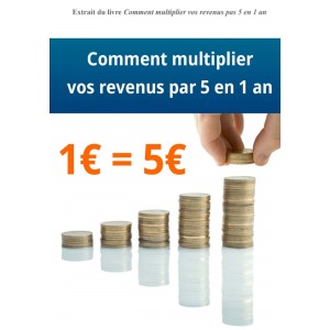 Comment multiplier vos revenus pas 5 en 1 an