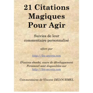 21 Citations  Magiques  Pour Agir