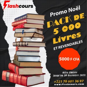 Pack de 5 000 livres 