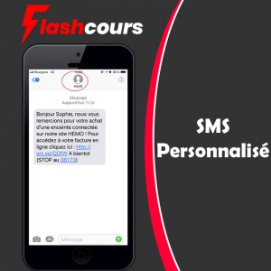 Vente de 120 SMS personnalisés