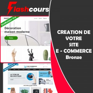 Création de votre site e-commerce bronze