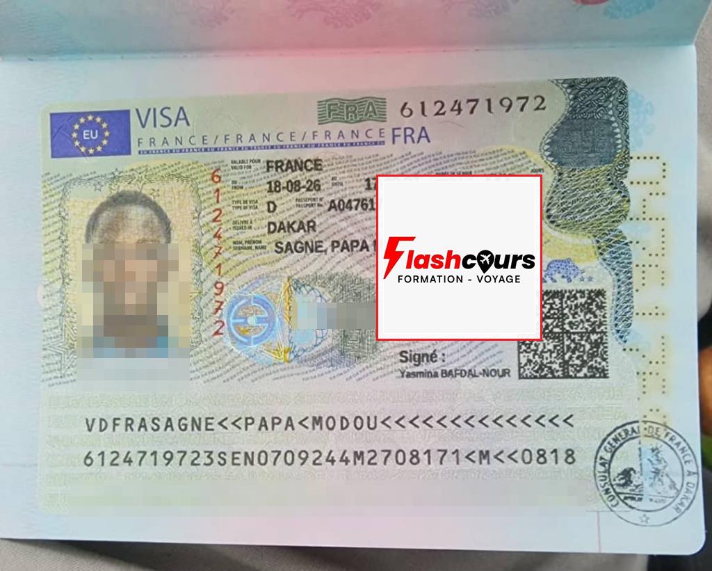 Visa accordé — FLASHCOURS